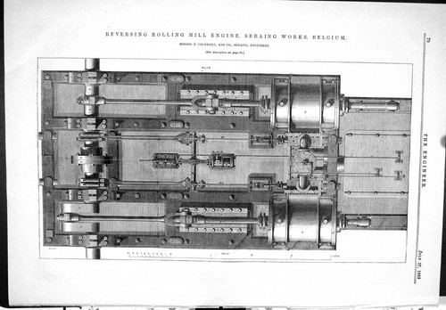 Old rolling mill engine - mill,