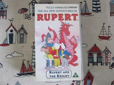 RUPERT AND THE KNIGHT 1993 ANIMATED FILM VHS VIDEO TAPE UK PAL FORMAT ONLY OK