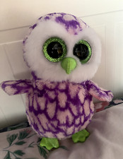 Pipper the Owl Beanie Boo - 6 inch - Good condition - Rare and Retired