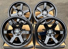 18" Black Drift Alloy Wheels Fits Ford Mondeo Mk3 Mk4 Mk5 Puma S Max 5x108