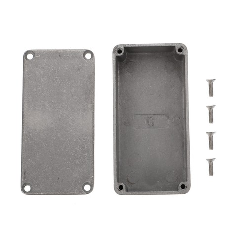 1pc aluminum stomp box - aluminum,