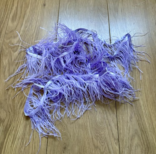 Ostrich feather boa trim - ostrich,