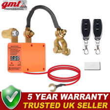 Wireless Remote Car Battery Disconnect Relay Master Kill Cut-off Switch Isolator