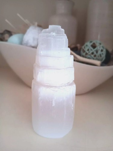 Selenite tower crystal - selenite,