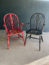 Pair Of Painted Antique