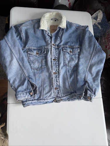 Vintage wrangler sherpa lined - vintage,