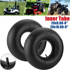 2PCS Inner Tube 20x8.00-8 20x10.00-8 Tire Lawn Ride On Mower ATV Quad Golf Buggy