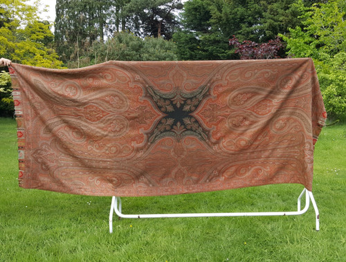 Large paisley woven antique - woven,