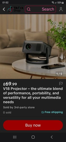 Smart projector led 5g - projector,