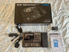 Boss GX-10 Guitar & Bass Multi-Effects Pedal with bluetooth adapter - mint