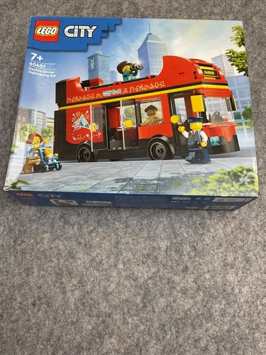 Lego city red - city:, double-decker