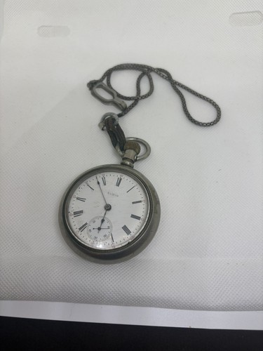 Antique open face elgin - -,