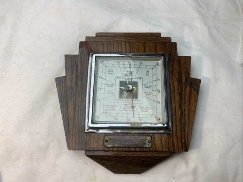 Art deco wall barometer - deco,