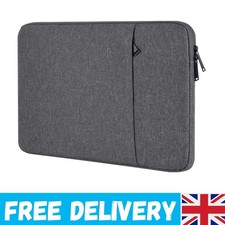Slim 15.6 Inch Laptop Sleeve with Extra Pocket for 16 Inch MacBook Pro & Others