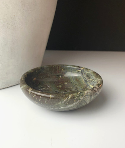 Green brown cream polished - brown,