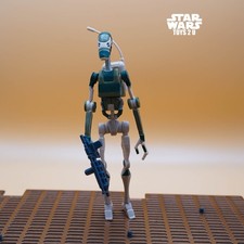 STAR WARS FIGURE 2008 ANIMATED CLONE WARS AAT DRIVER BATTLE DROID