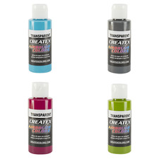 Createx Transparent Acrylic Airbrush Colours 60mL Bottles (Full Range)