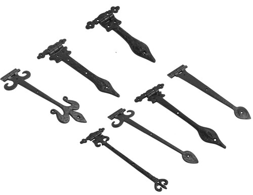 Pair hinges cast iron - cast,