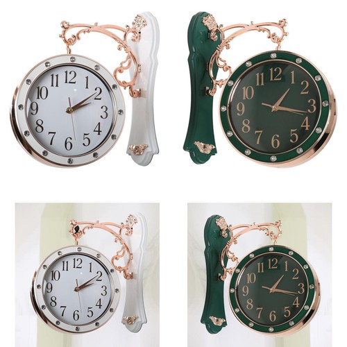 Double sided wall - sided, clock
