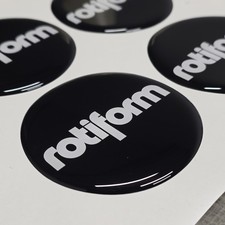 Rotiform Centre cap gel badges - Various Sizes (Set of 4)