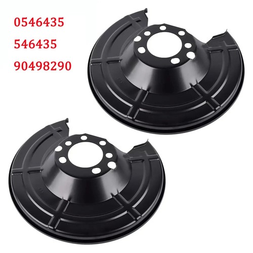 Rear brake disc back plates - 2x,