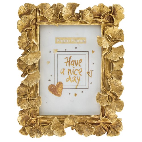 Gold picture frame 4x6 inch - picture,