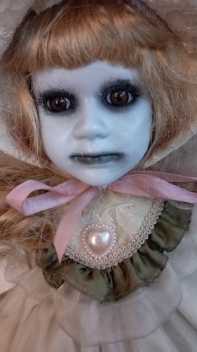 Ooak gothic horror doll - gothic,