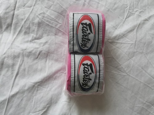 Fairtex hand wraps pink - hand,