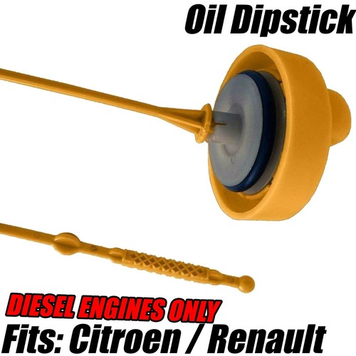 Oil dipstick with - with, cap
