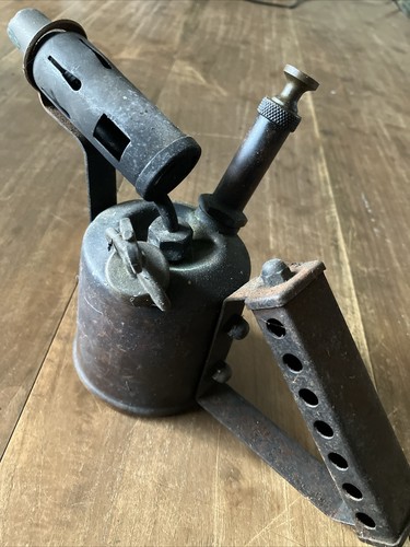 Brass blow torch lamp - lamp, paraffin