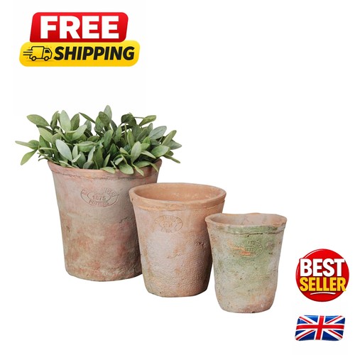Handmade rustic terracotta pot - handmade,
