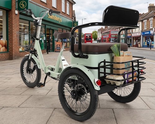 Electric tricycle adult - tricycle, cargo