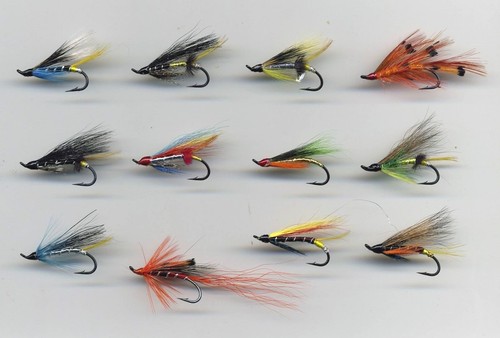 Salmon flies single hook - single, x