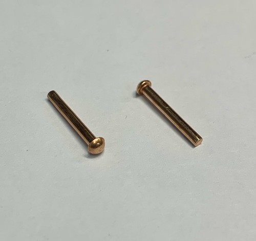 Copper snap round head - snap,