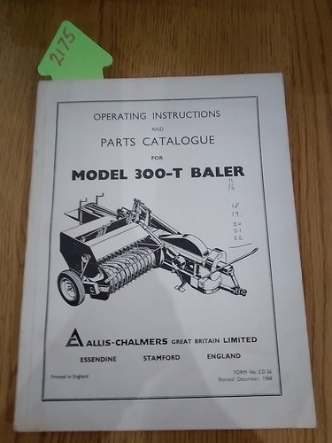 Allis chalmers 300 - chalmers,