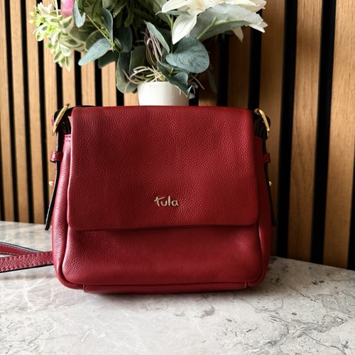 Tula red genuine - red, leather