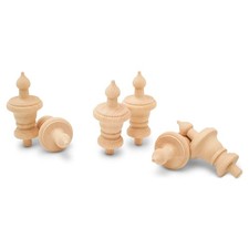 Wooden Finials 3.5 Inch 6