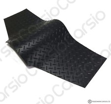 Universal Rear Tunnel Middle Car Floor Mat Hard Wearing 3mm in Rubber