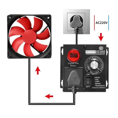 220v 4000w scr variable - ac,