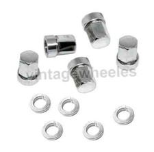 Vespa PX T5 LML Stainless Steel Tubeless Type Wheel Nuts & Washer