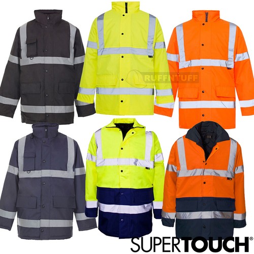 Vis two tone parka jacket - vis,