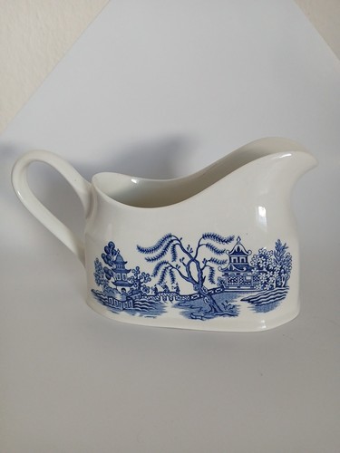 Gravy boat churchill blue - gravy,