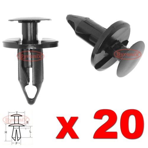 Atv wing arch clips quad - quad, trim