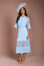 Coast Pale Blue Midi Dress