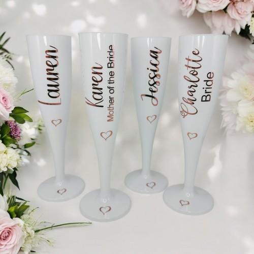 Personalised white champagne - personalised,