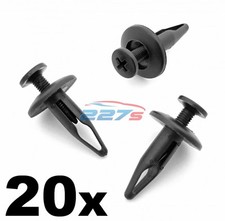 20x Jaguar Wheel Arch Lining & Sill Moulding Clips- 6.5mm Hole, C2S9354020