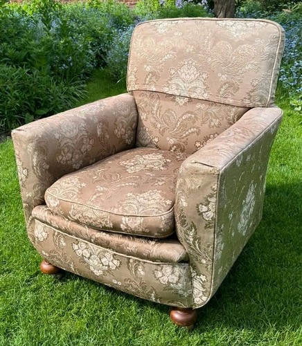 Vintage damask armchair - vintage,