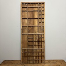 Vintage Wooden Printers Tray -