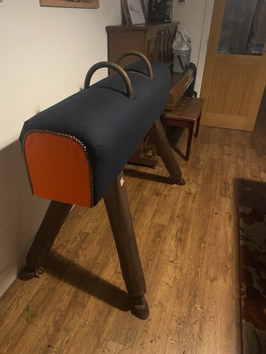 Refurbished vintage gym pommel - refurbished,