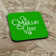 Tour De France Jerseys Collection - Wooden Coasters -  Cycling Gift 1/4 pack